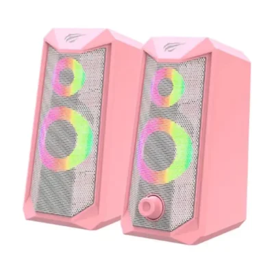 Parlantes RGB Havit HV-SK202 USB Rosados