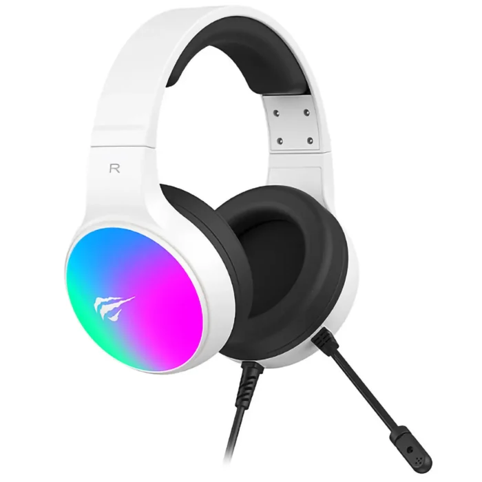 DIADEMA GAMER HAVIT GAMENOTE H2043U BLANCO RGB