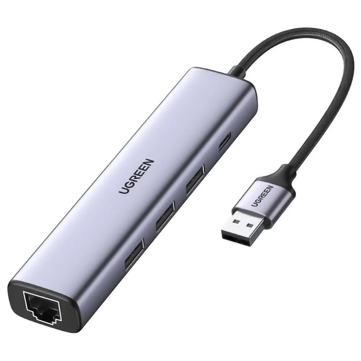 HUB USB 3.0 A USB + RJ45 GIGABITE UGREEN 3 HUB USB 3.0 A USB + RJ45 GIGABITE UGREEN