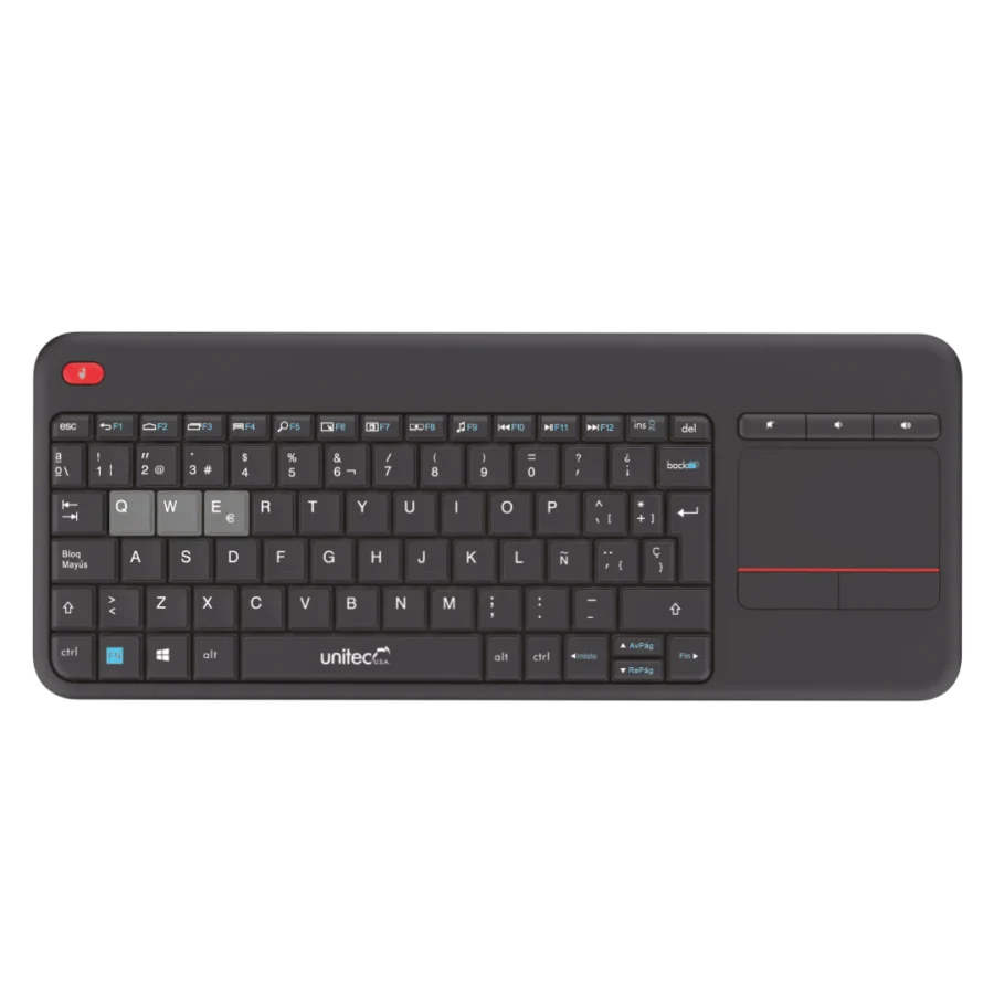 Teclado inalámbrico con TouchPad Unite W001c