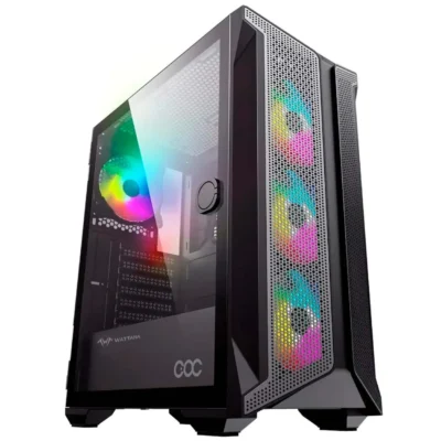 CHASIS GAMER RGB ATX WATTANA VORLOG + 4 FANS RGB