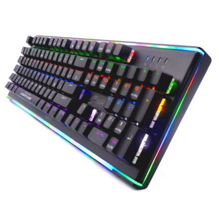 TECLADO MECANICO GAMER JYR NEGRO 100% SWITCH BROWN TGMJR-013