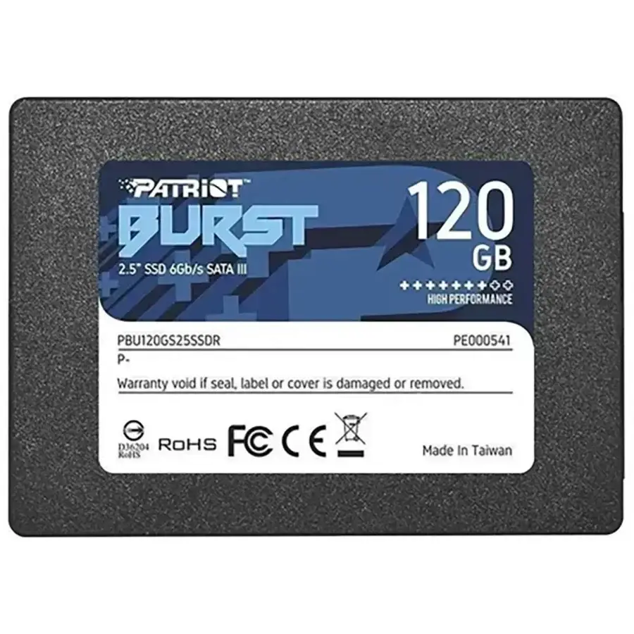 UNIDAD ESTADO SOLIDO SSD SATA 120GB PATRIOT BURST ELITE