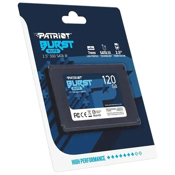 UNIDAD ESTADO SOLIDO SSD SATA 120GB PATRIOT BURST ELITE