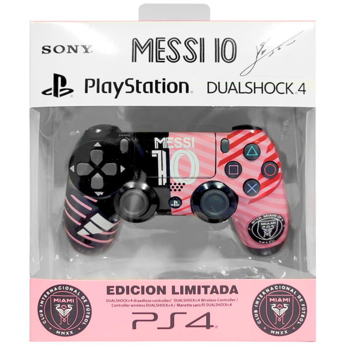 CONTROL JOYSTICK AAA PS4 DUALSHOCK JYR MESSI INTER MIAMI 1