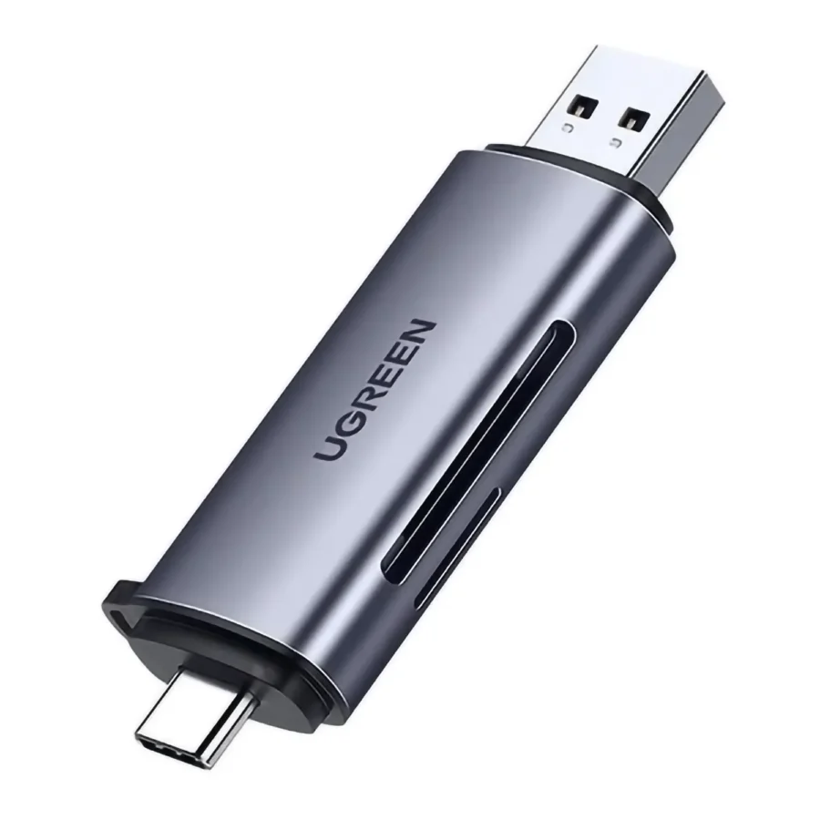 ADAPTADOR LECTOR DE TARJETAS SD - MICRO SD - TF - SDXC - A USB + USB-C