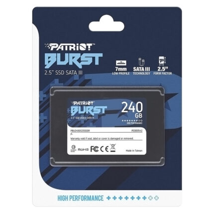 UNIDAD ESTADO SOLIDO SSD SATA 240GB PATRIOT BURST ELITE 2