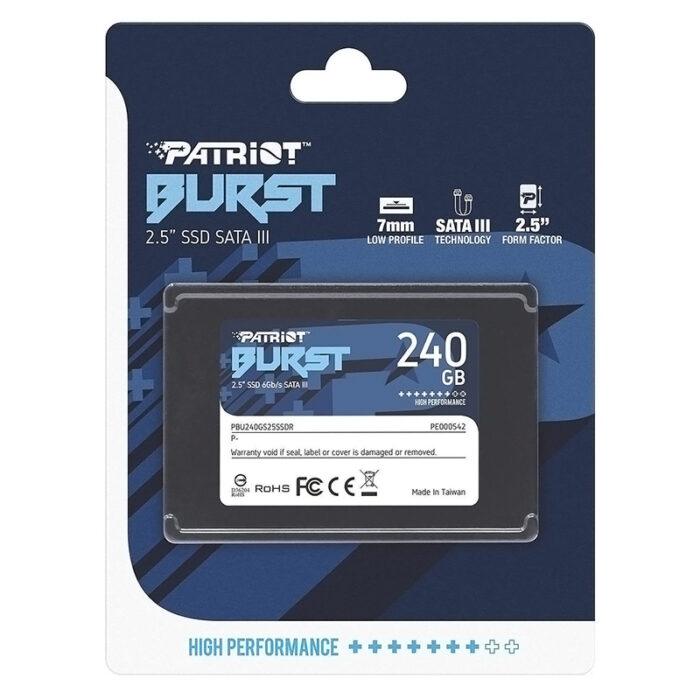 UNIDAD ESTADO SOLIDO SSD SATA 240GB PATRIOT BURST ELITE 2