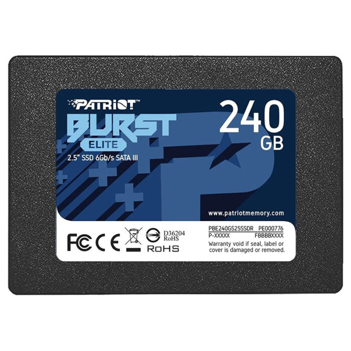 UNIDAD ESTADO SOLIDO SSD SATA 240GB PATRIOT BURST ELITE 2