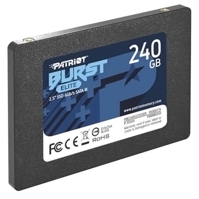 UNIDAD ESTADO SOLIDO SSD SATA 240GB PATRIOT BURST ELITE 2