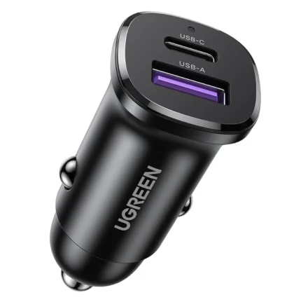 CARGADOR PARA CARRO DOBLE 30W UGREEN EC305