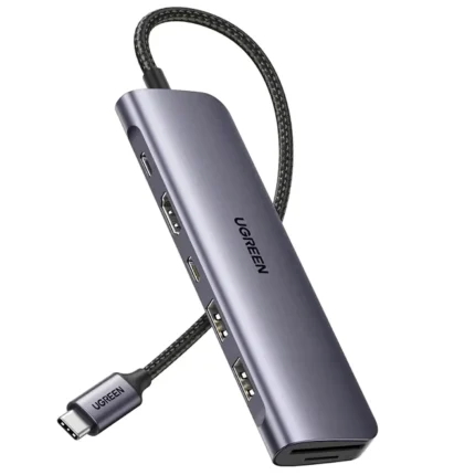 HUB UGREEN 15214 USB C A X2 USB C + HDMI + 2 USB + TF SD CARD