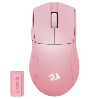 MOUSE GAMER INALAMBRIO RED DRAGON MS916 PRO 1K PINK