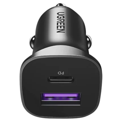 CARGADOR PARA CARRO DOBLE 30W UGREEN EC305