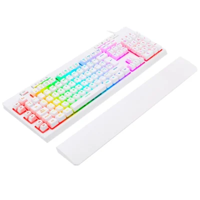 TECLADO GAMER REDRAGON K512W RGB1 SP SHIVA BLANCO
