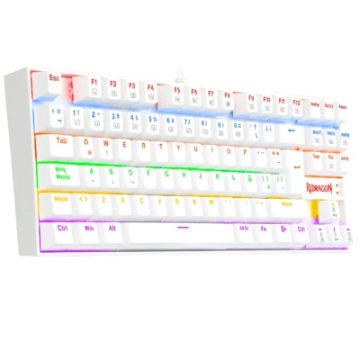TECLADO MECANICO K552W KUMARA RAINBOW BLANCO