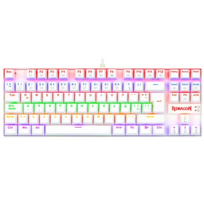 TECLADO MECANICO K552W KUMARA RAINBOW BLANCO