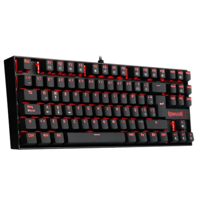 TECLADO MECANICO REDRAGON K552 KUMARA RGB NEGRO ESPAÑOL SWITCH RED