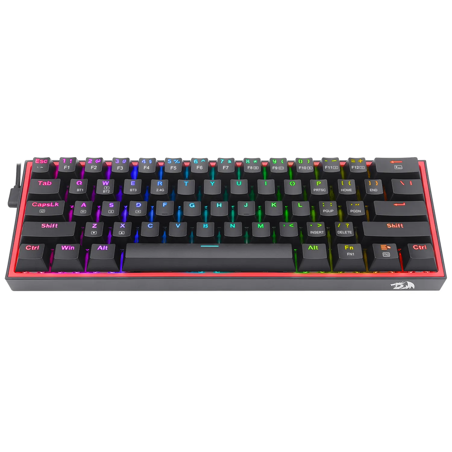 TECLADO MECÁNICO REDRAGON K616 FIZZ RGB NEGRO 5 TECLADO MECÁNICO REDRAGON K616 FIZZ RGB NEGRO