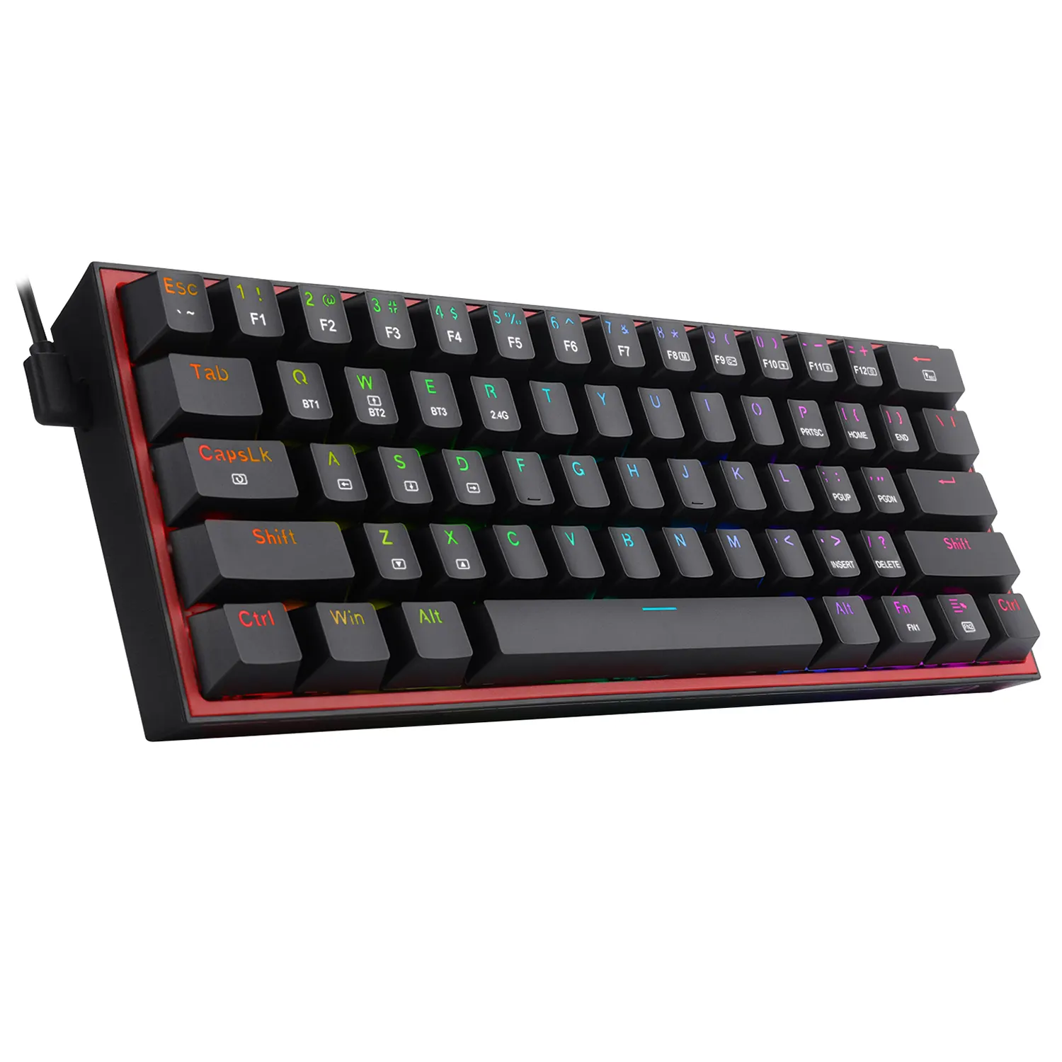 TECLADO MECÁNICO REDRAGON K616 FIZZ RGB NEGRO 6 TECLADO MECÁNICO REDRAGON K616 FIZZ RGB NEGRO