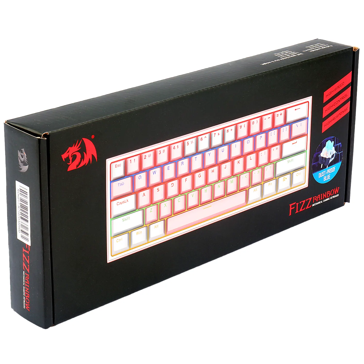 TECLADO MECÁNICO REDRAGON K616 FIZZ RGB ROSA BLANCO (8) TECLADO MECÁNICO REDRAGON K616 FIZZ RGB ROSA BLANCO