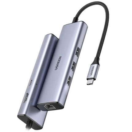 USB C A X3 USB A + HDMI 4K 30HZ + RJ45 UGREEN 15598