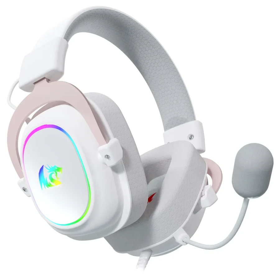 DIADEMA GAMER RGB REDRAGON H510 ZEUS X BLANCO