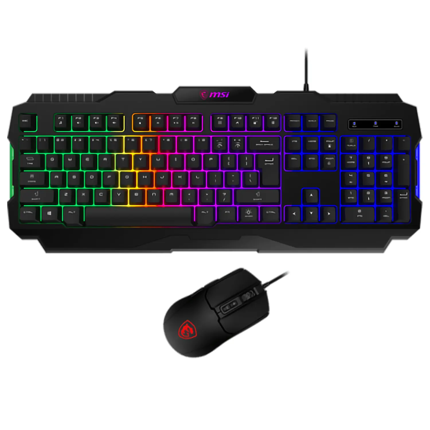 COMBO DE TELCADO Y MOPUSE GAMER MSI FORGE MK100 COMBO DE TELCADO Y MOPUSE GAMER MSI FORGE MK100