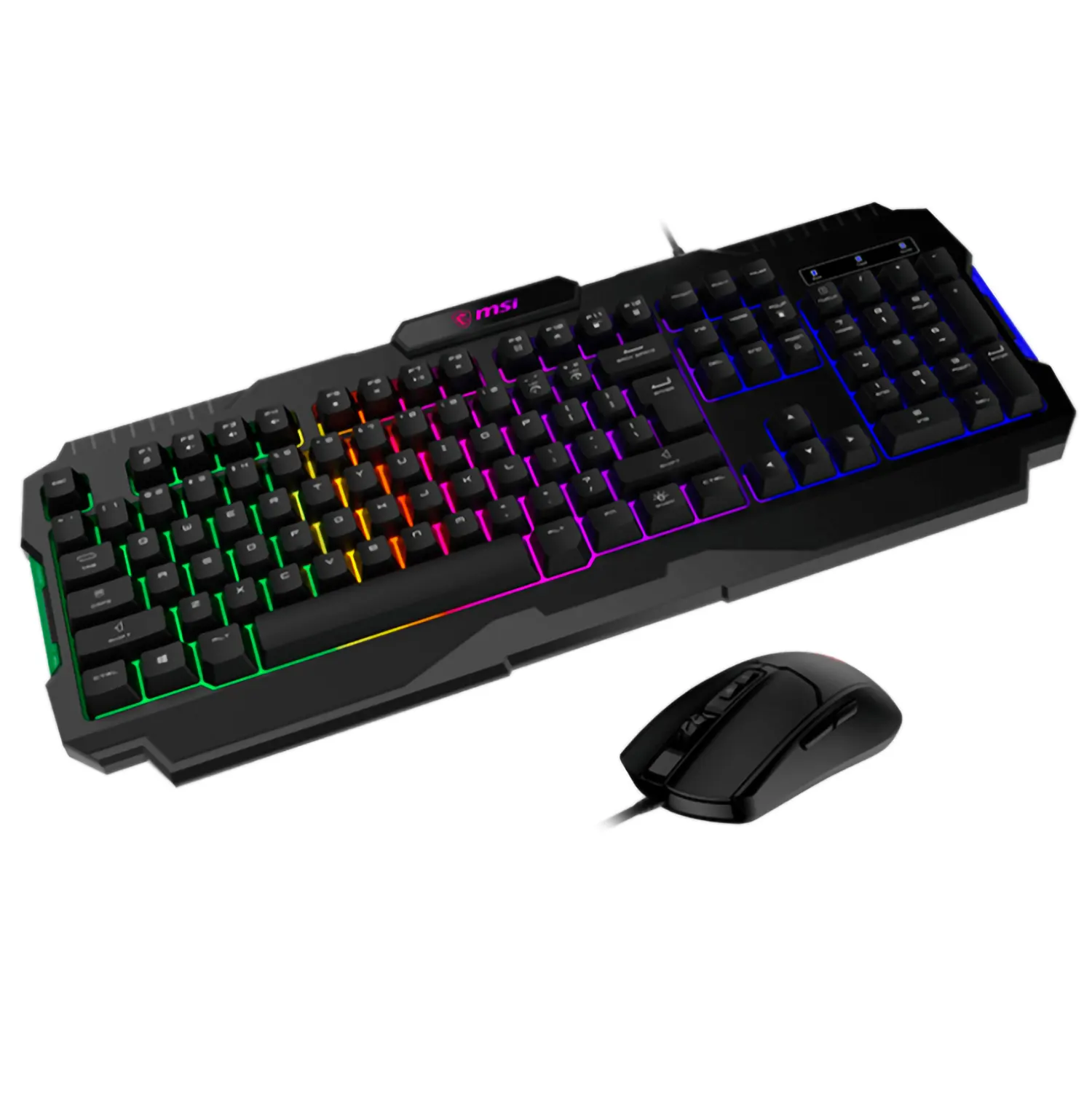 COMBO DE TELCADO Y MOPUSE GAMER MSI FORGE MK100 COMBO DE TELCADO Y MOPUSE GAMER MSI FORGE MK100