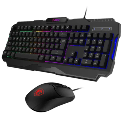 COMBO DE TELCADO Y MOPUSE GAMER MSI FORGE MK100