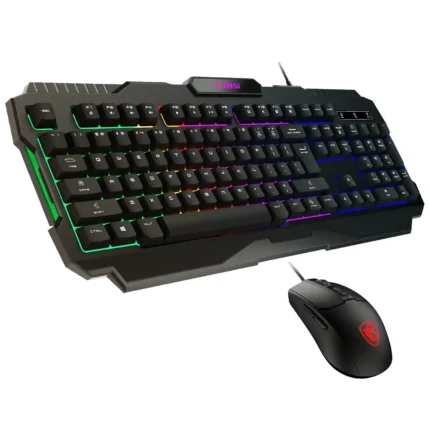 COMBO DE TELCADO Y MOPUSE GAMER MSI FORGE MK100