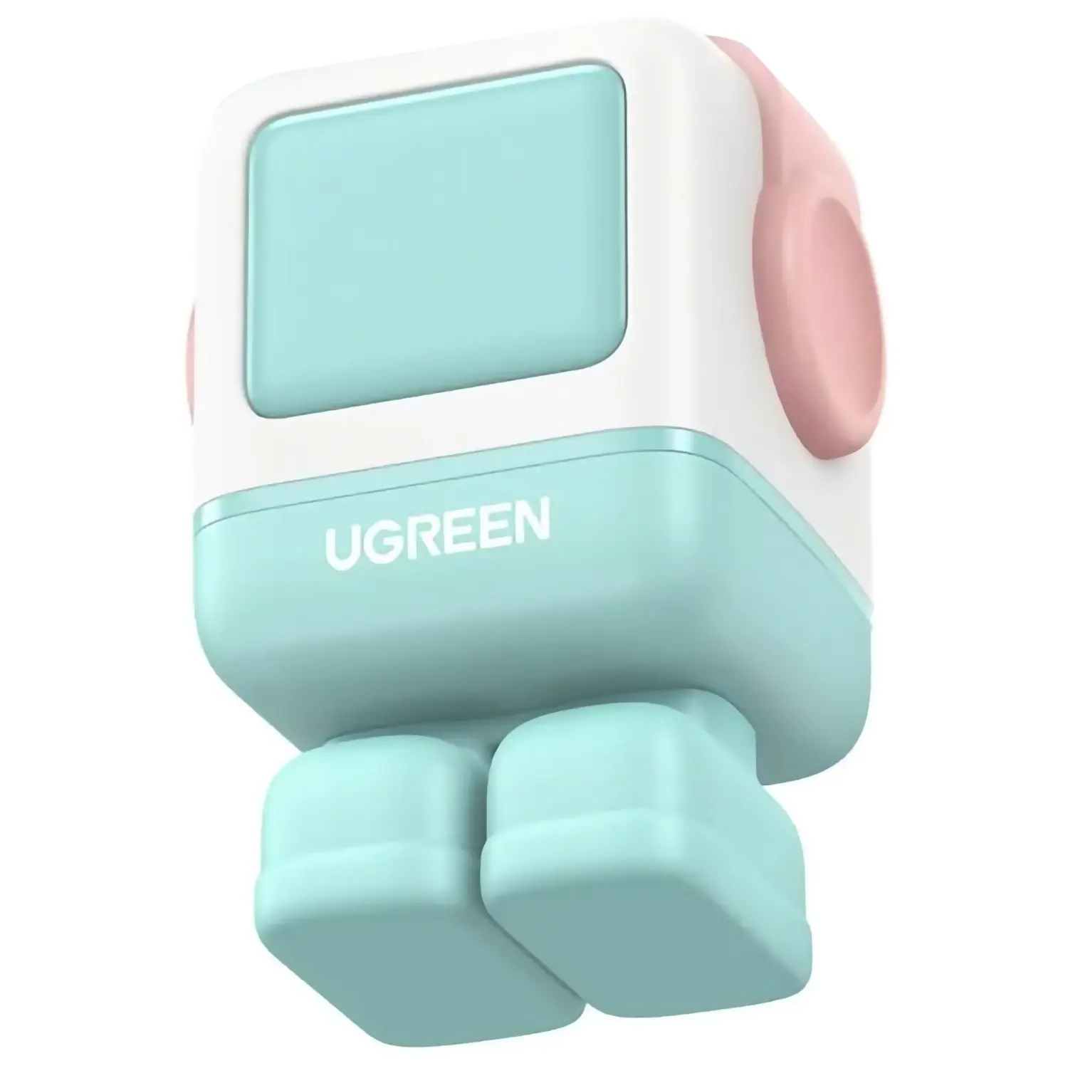CARGADOR 30W USB-C ROBOT PANTALLA UGREEN CD359 CYAN 5