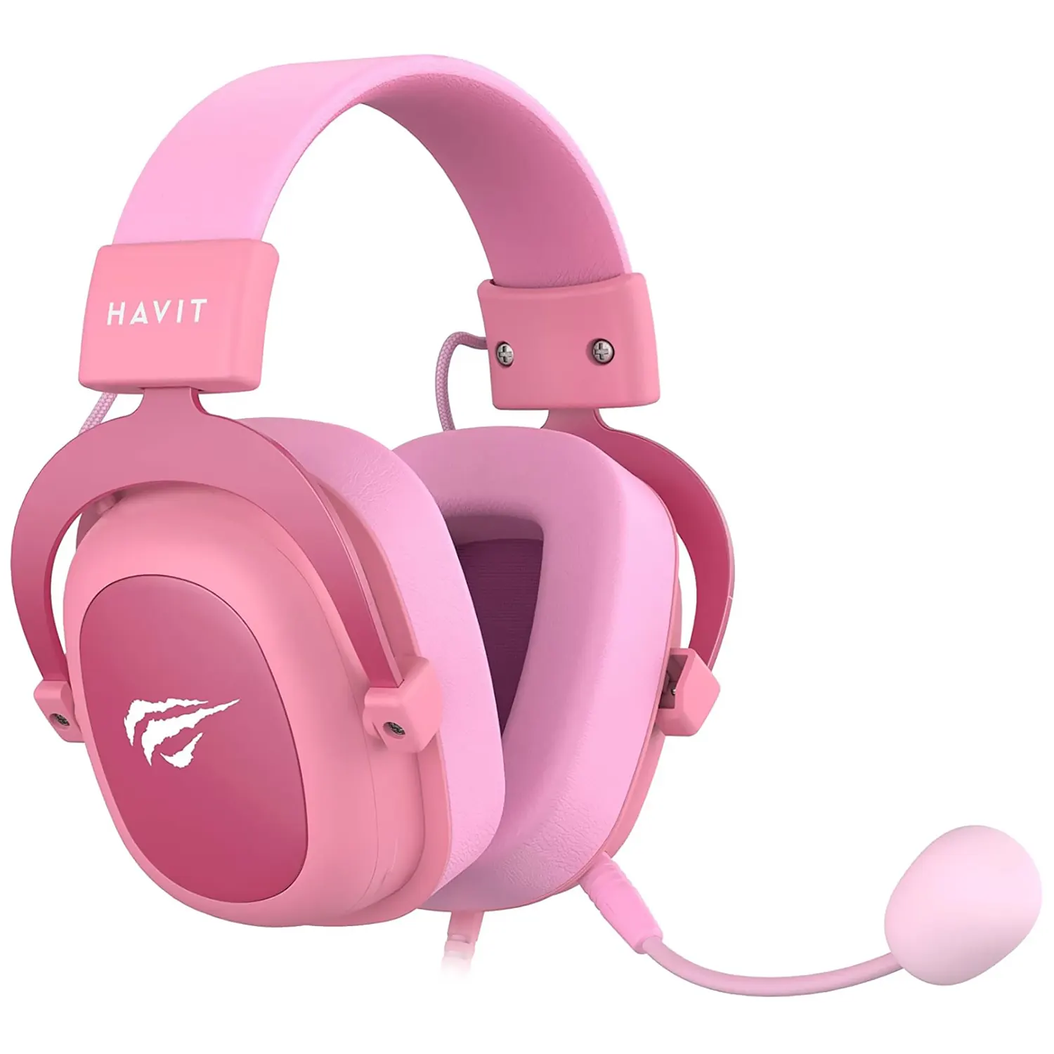 DIADEMA GAMER HAVIT GAMENOTE H2002D ROSA 4 DIADEMA GAMER HAVIT GAMENOTE H2002D ROSA