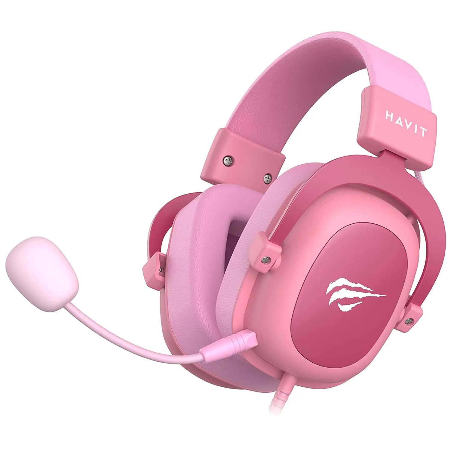 DIADEMA GAMER HAVIT GAMENOTE H2002D ROSA 5 DIADEMA GAMER HAVIT GAMENOTE H2002D ROSA