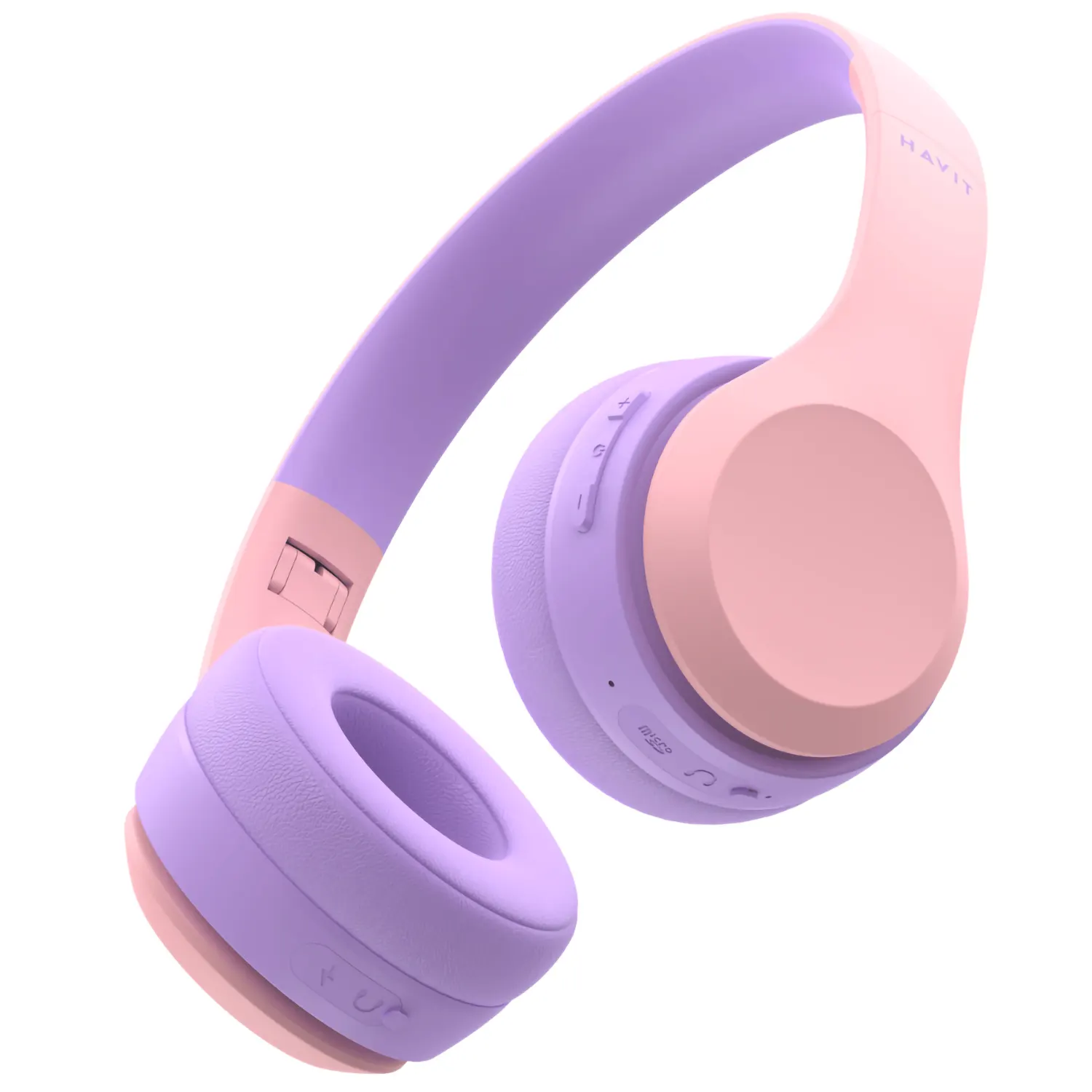 DIADEMA INALAMBRICA BLUETOOTH HAVIT H626BT ROSA 4