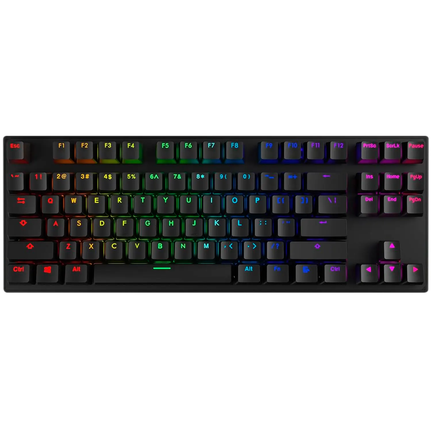 TECLADO MECANICO GAMER TKL 87 SWITCH AZUL 3