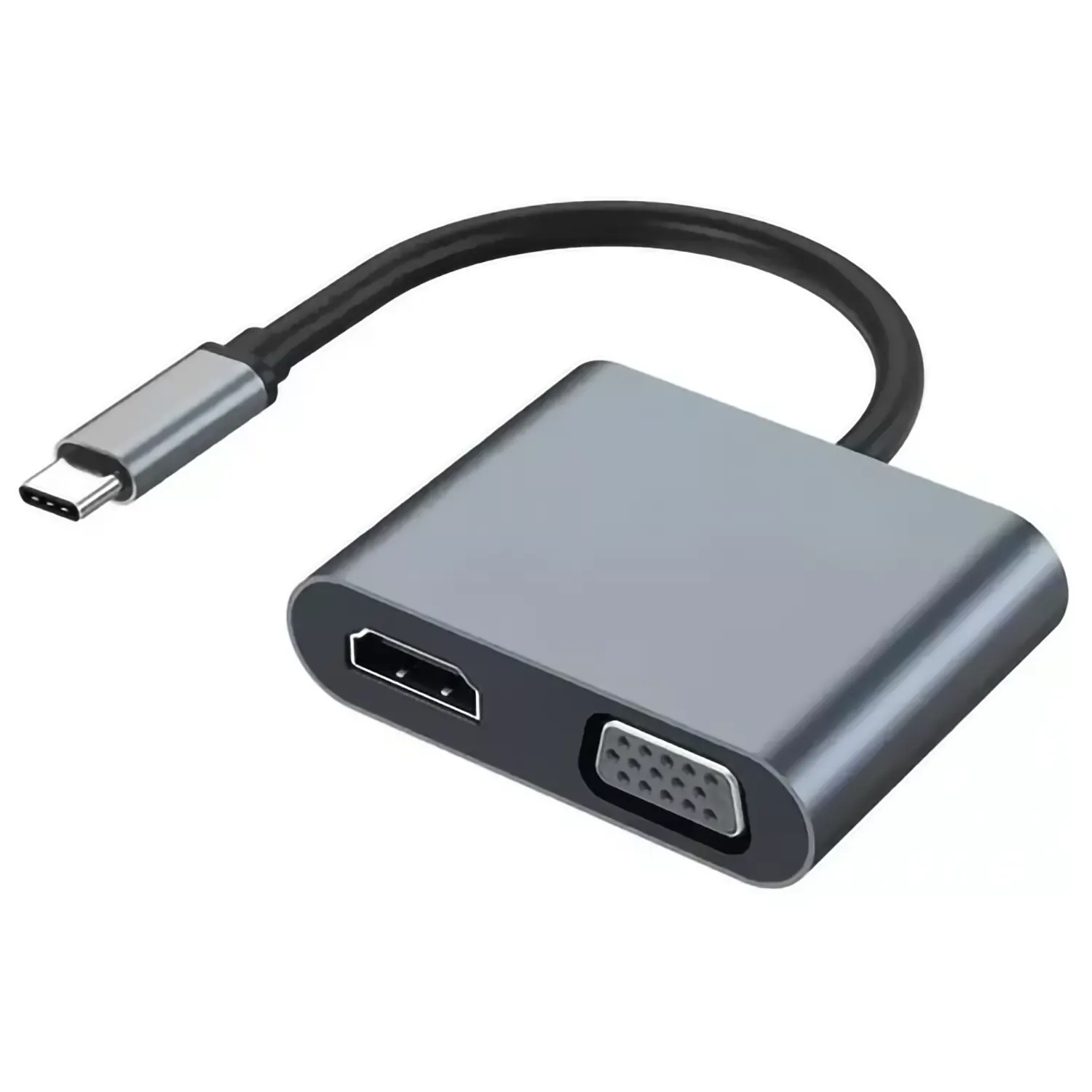 ADAPTADOR USB-C A HDMI + USB-A + VGA + USB-C 2