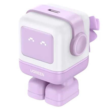 CARGADOR 30W USB-C ROBOT PANTALLA UGREEN CD359 LILA 1